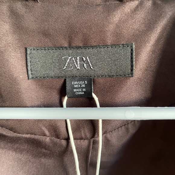 Zara women crop trench jacket - Picture 3 of 7